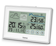 Hama STACJA POGODY BAHAMAS TERMOMETR HIGROMETR BIAŁA - 1416479 - zdjęcie 4